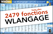 Liste des fonctions WLangage